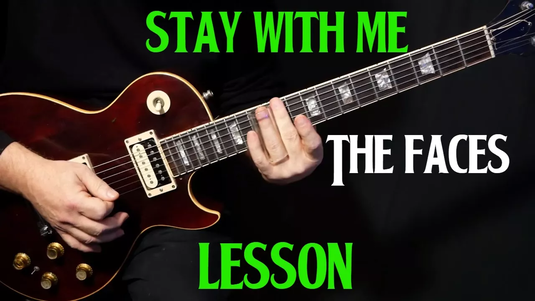 Stay With Me  electric - Shutup & Play - Guitar Tutorials